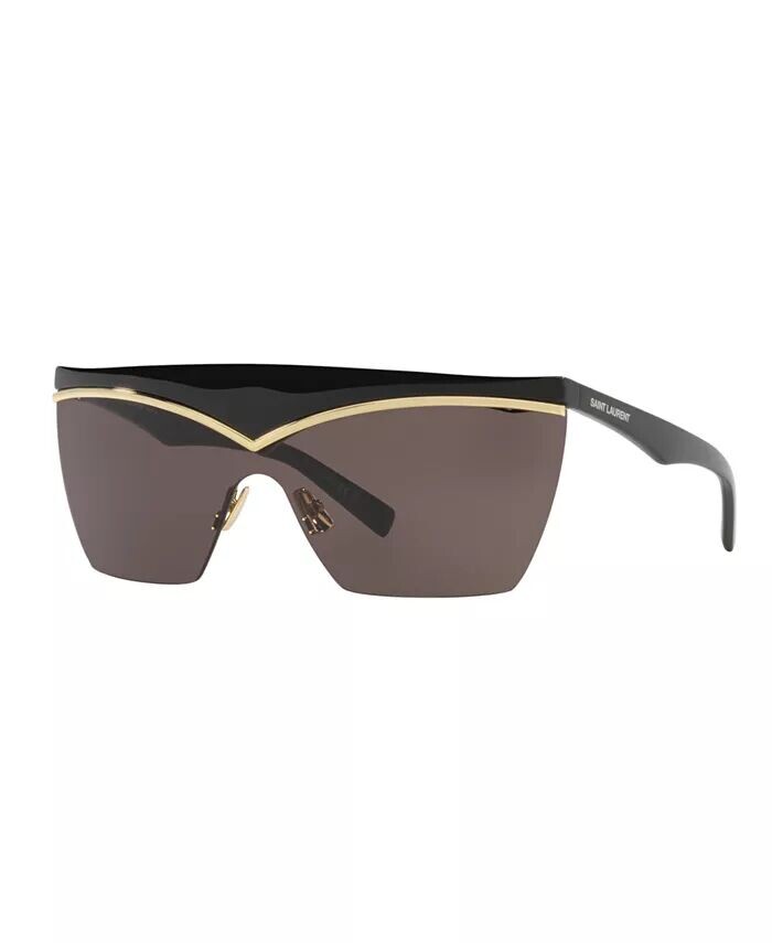 

Женские солнцезащитные очки, маска SL 614 Saint Laurent, черный