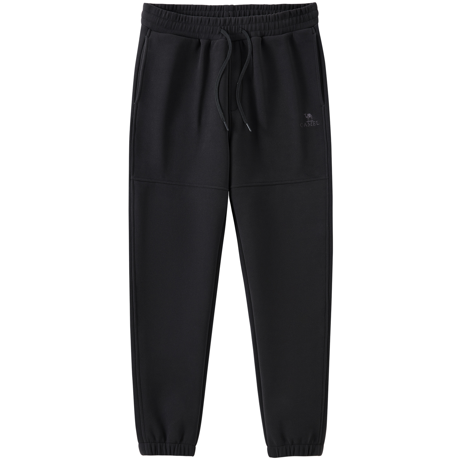 

Двусторонние утепленные вязаные спортивные штаны для мужчин CAMEL с защитой коленей, эластичными манжетами, антистатическим эффектом и велюровым покрытием, цвет кофе