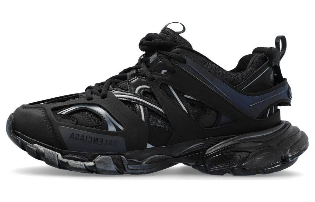 Кроссовки Balenciaga Track Panelled Chunky Sneakers, черный