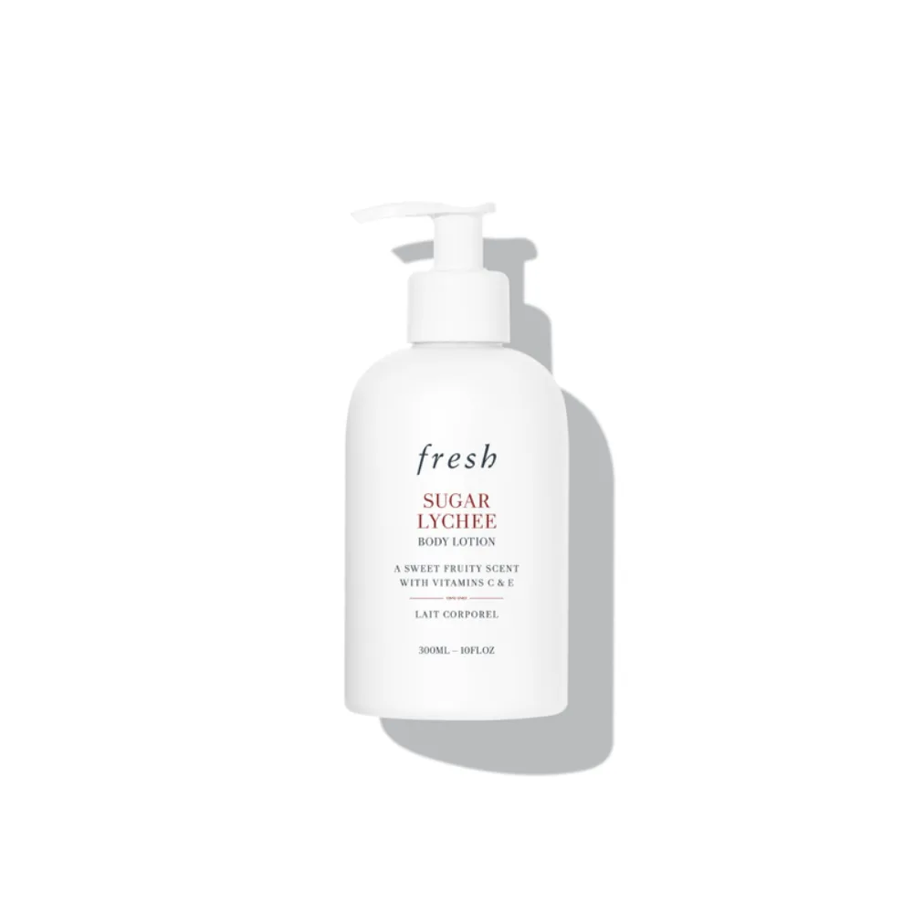 Fresh Увлажняющий и успокаивающий ароматный лосьон для тела rose morning grapefruit litchi lemon, 300 мл