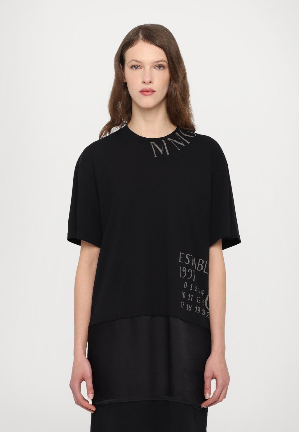 

Платье из джерси MINI DRESS MM6 Maison Margiela, черный