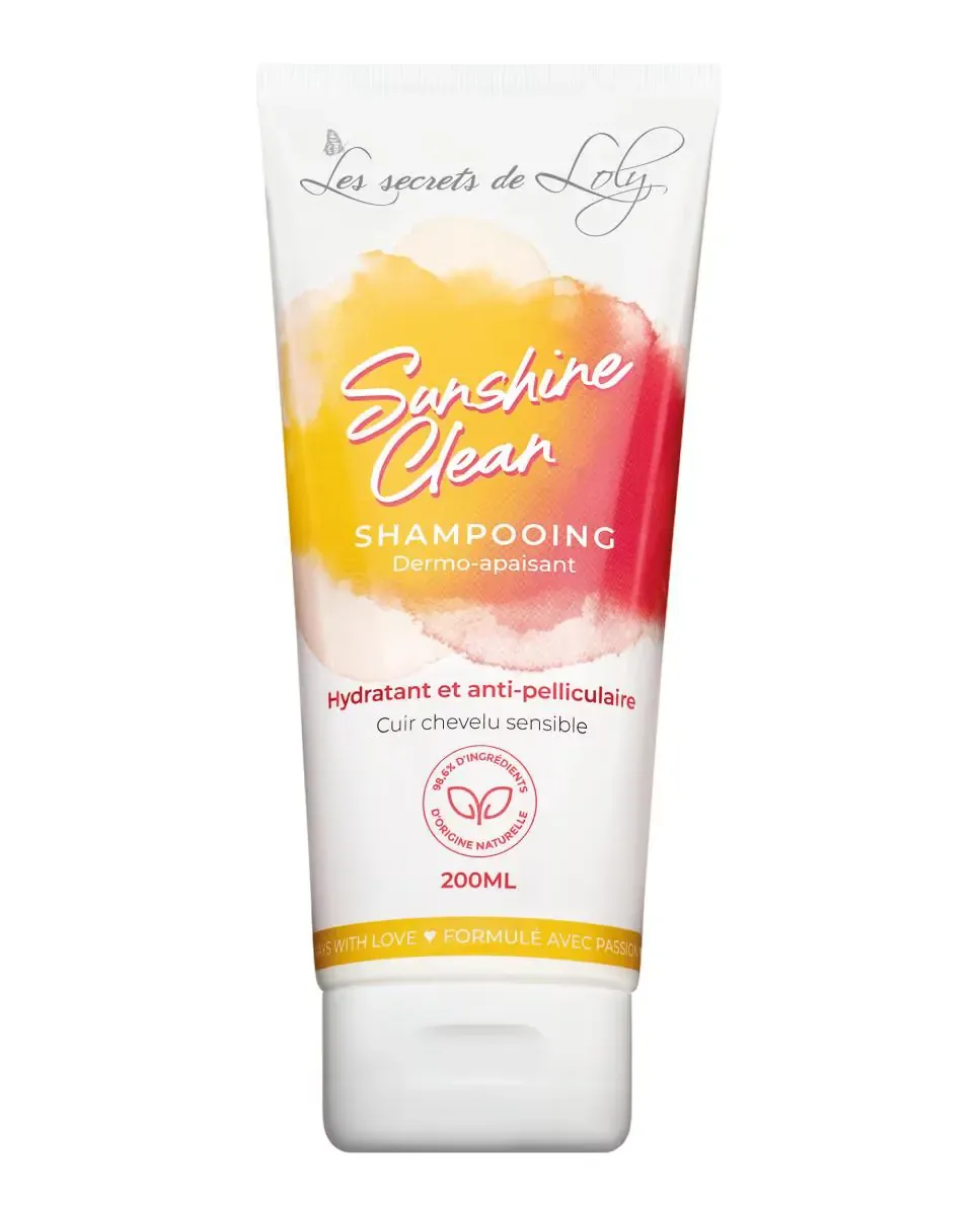 Шампунь для чувствительной кожи головы Sunshine Clean 200 мл Les Secrets De Loly