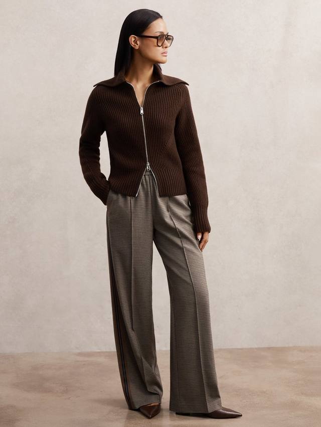 

Кардиган из чистой шерсти Ruby Reiss, Chocolate Brown