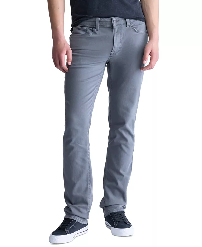 

Прямые брюки Straight Six Men's Freedom Flex Buffalo David Bitton, серый