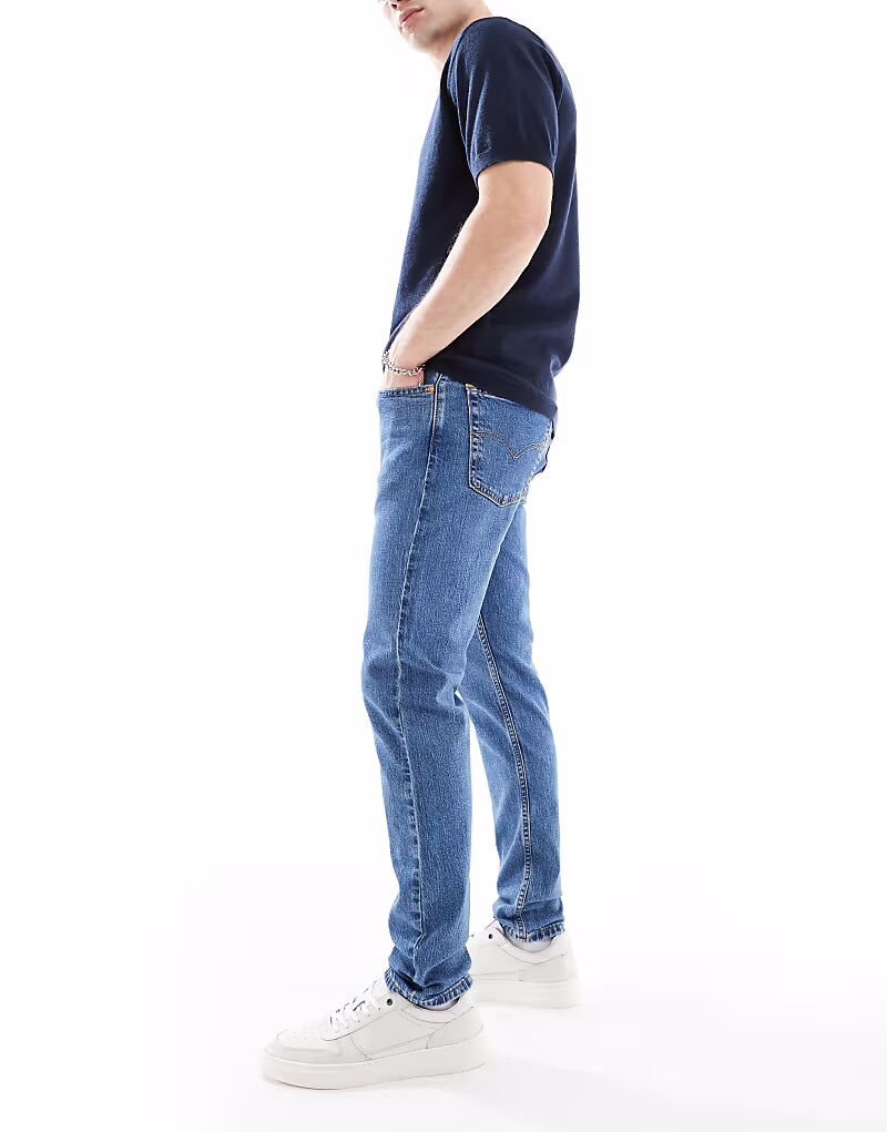 Джинсы Levi's 515 Slim Tapered Fit, цвет средне-выбеленный — фото 2