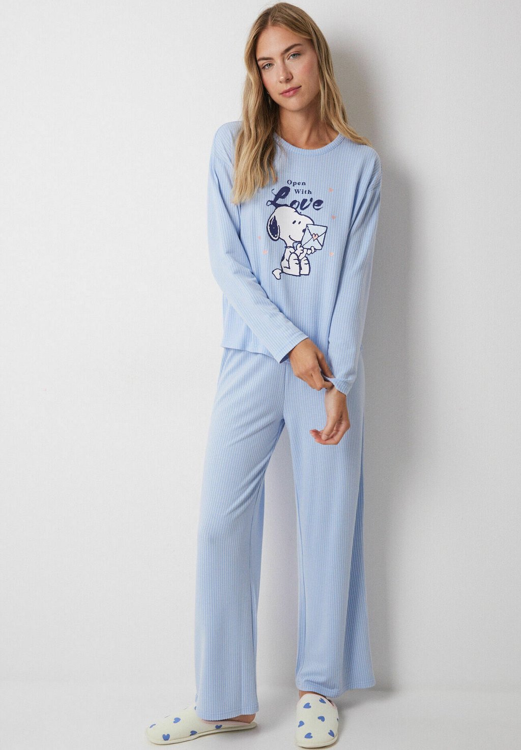 

Пижама THE PEANUTS SET women'secret, светло-голубой