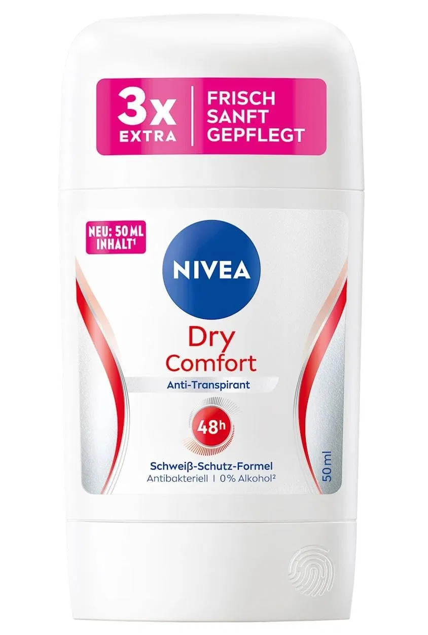 Женский дезодорант-стик Dry Comfort от NIVEA, 5 шт. по 50 мл Nivea