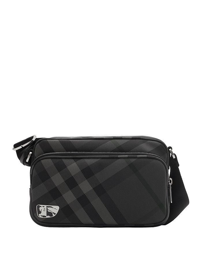 

Сумка через плечо Grid Burberry, серый