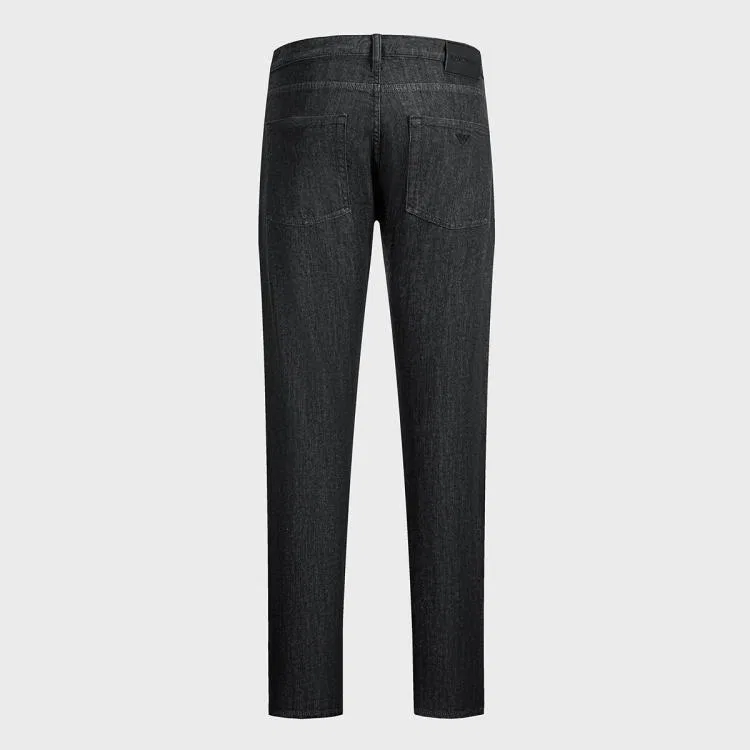 Джинсы мужские деним black moderate slim fit EMPORIO ARMANI, Denim Black — фото 4