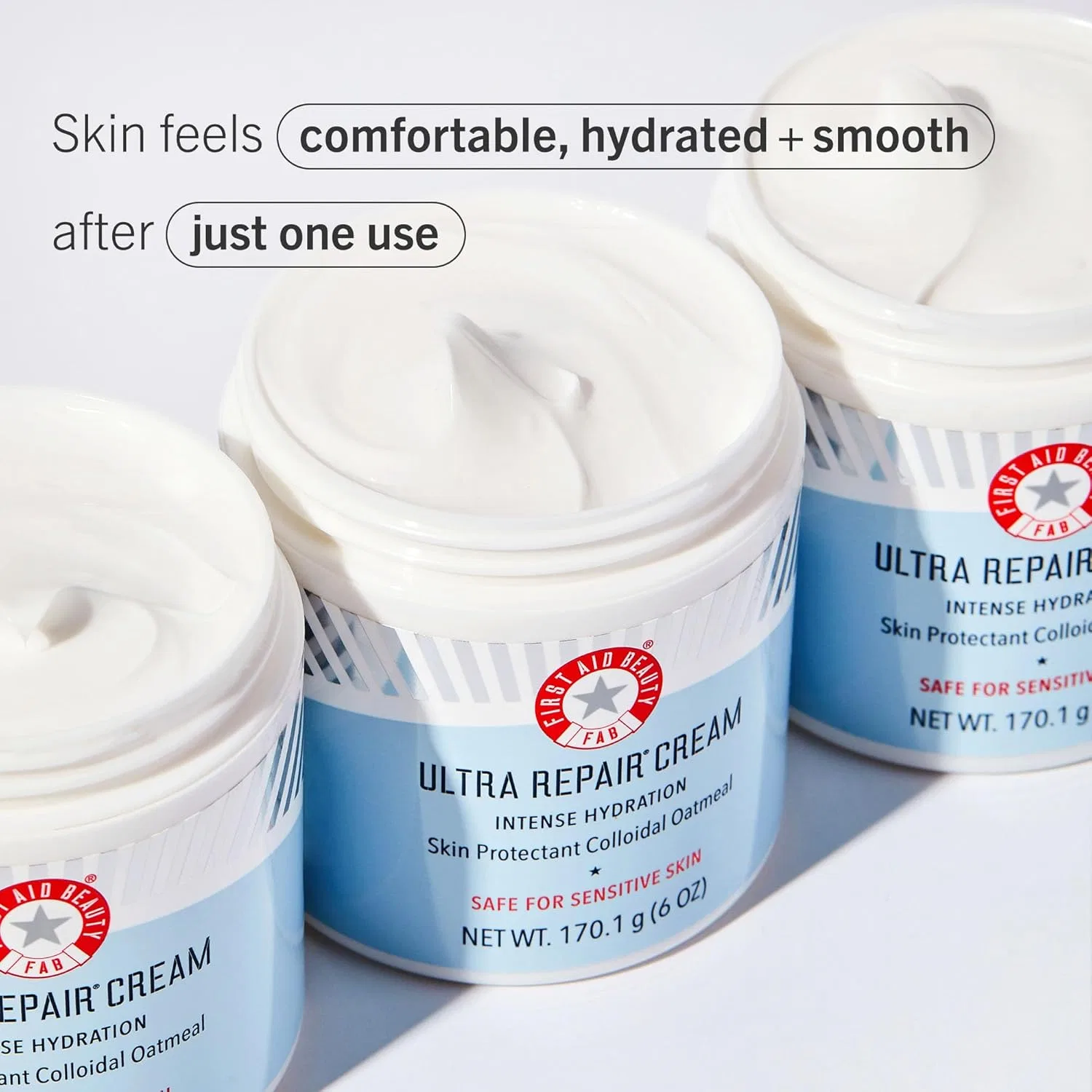 Набор First Aid Beauty Ultra Repair Cream + Pure Skin Cleanser First Aid Beauty, 56.7 G (Pack Of 2) — фото 3