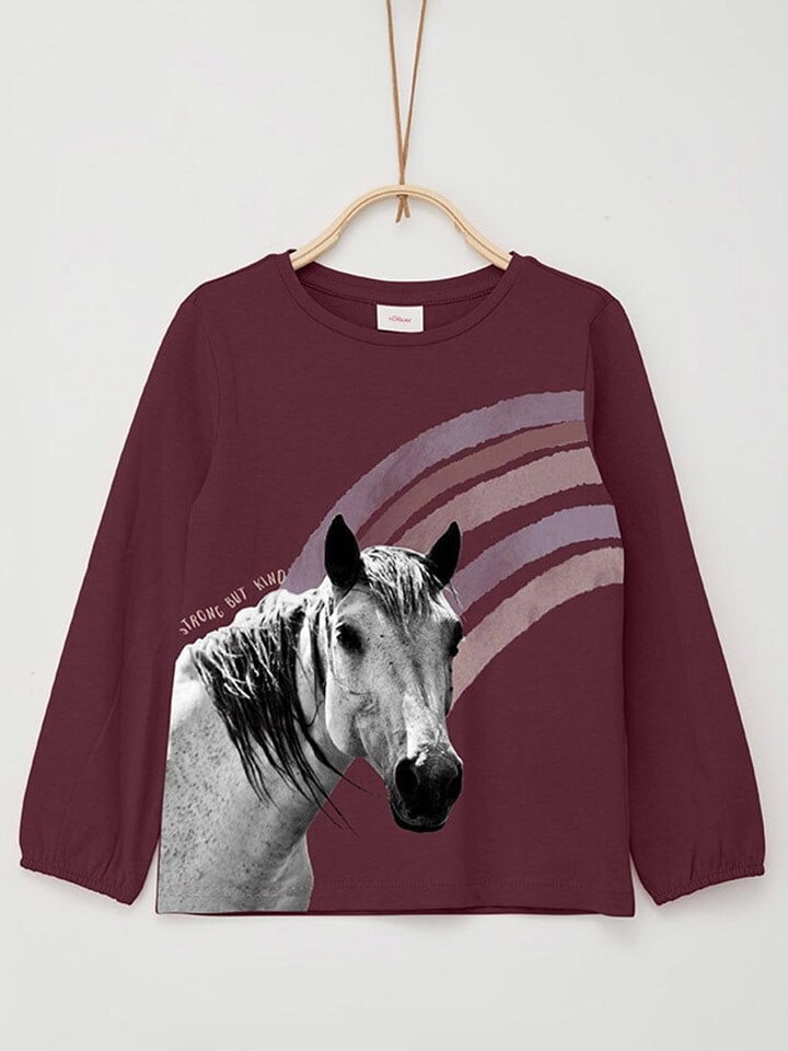 

Лонгслив s.Oliver Longsleeve, бордо