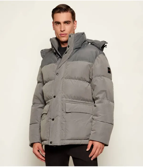 Куртка Орадар regular fit Boss Orange, серый