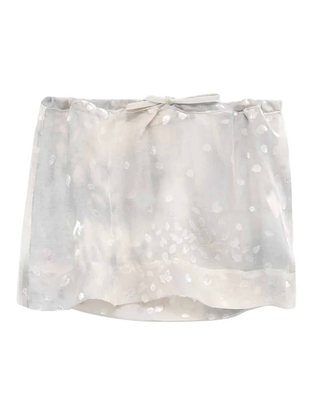 

Мини-юбка из смесового шелка Paloma Wool, серый