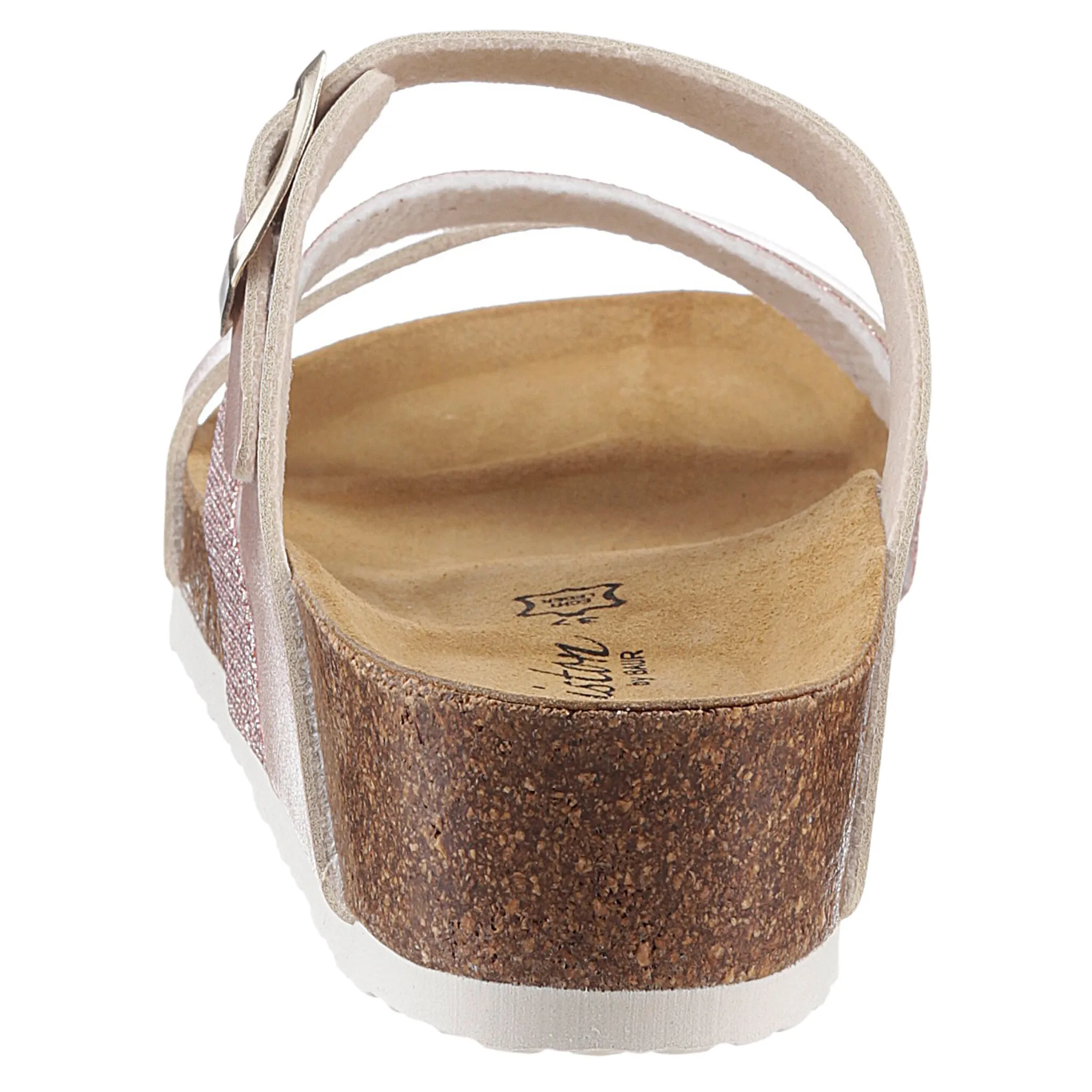 Aniston ОБУВЬ Мюли, танкетка, летние туфли, тапочки с пряжкой Aniston Shoes, цвет Roségoldfarben — фото 2