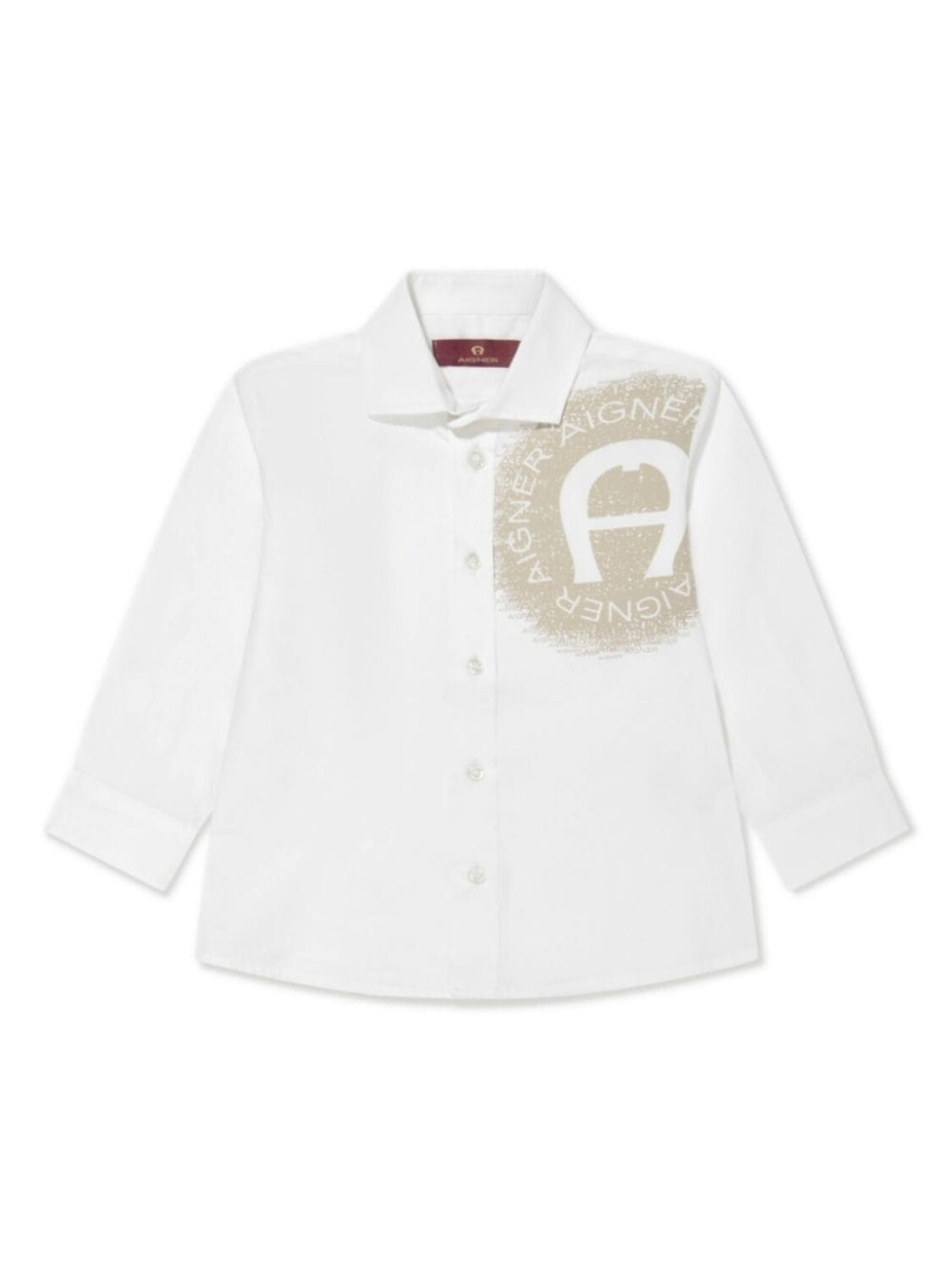 

Aigner рубашка с логотипом, белый