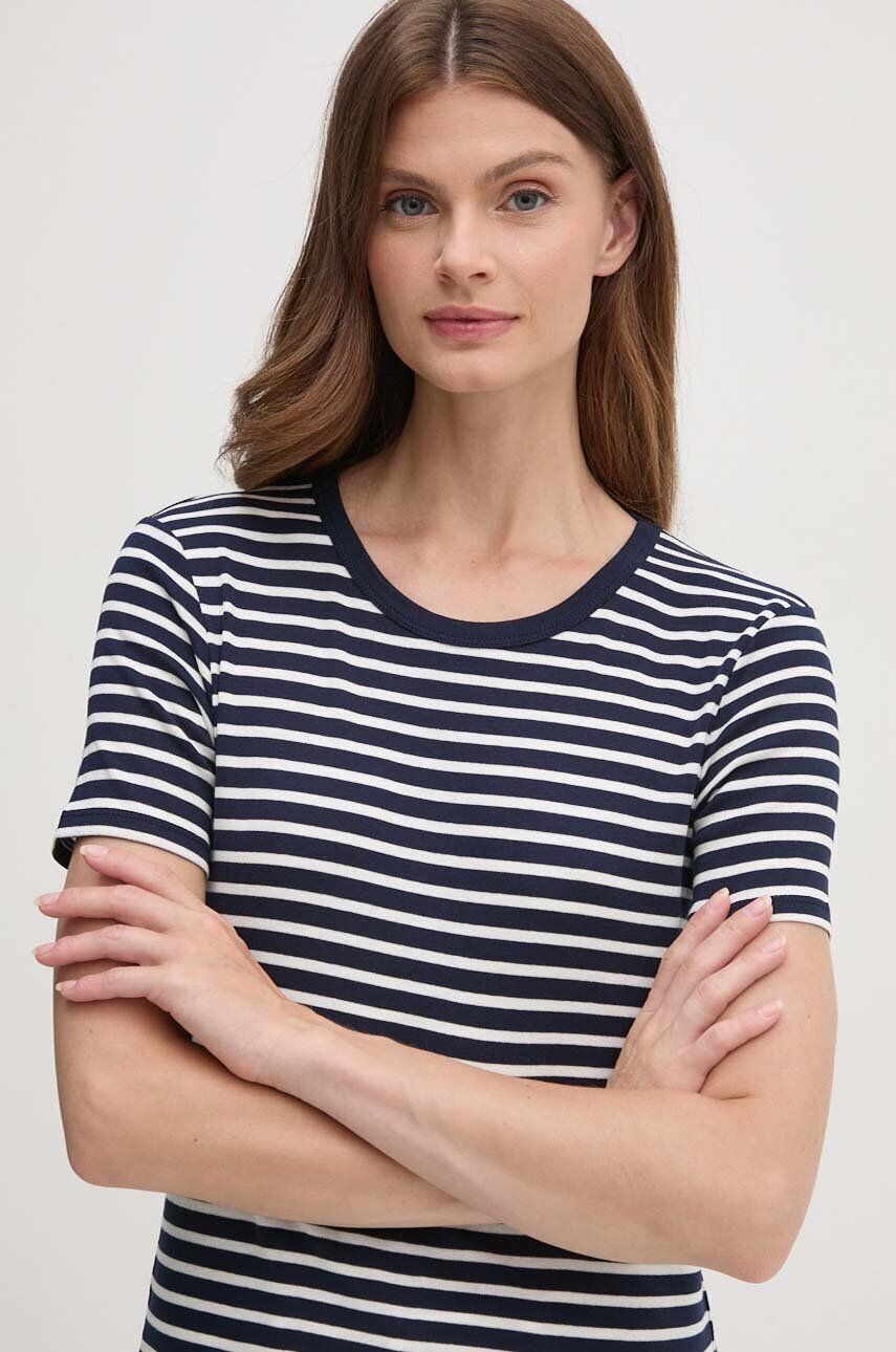 

Хлопковая футболка United Colors of Benetton, темно-синий