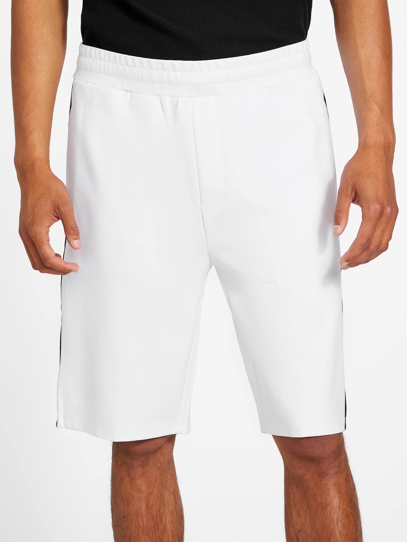 

Шорты Mateo с логотипом и лентой Guess Factory, цвет pure white