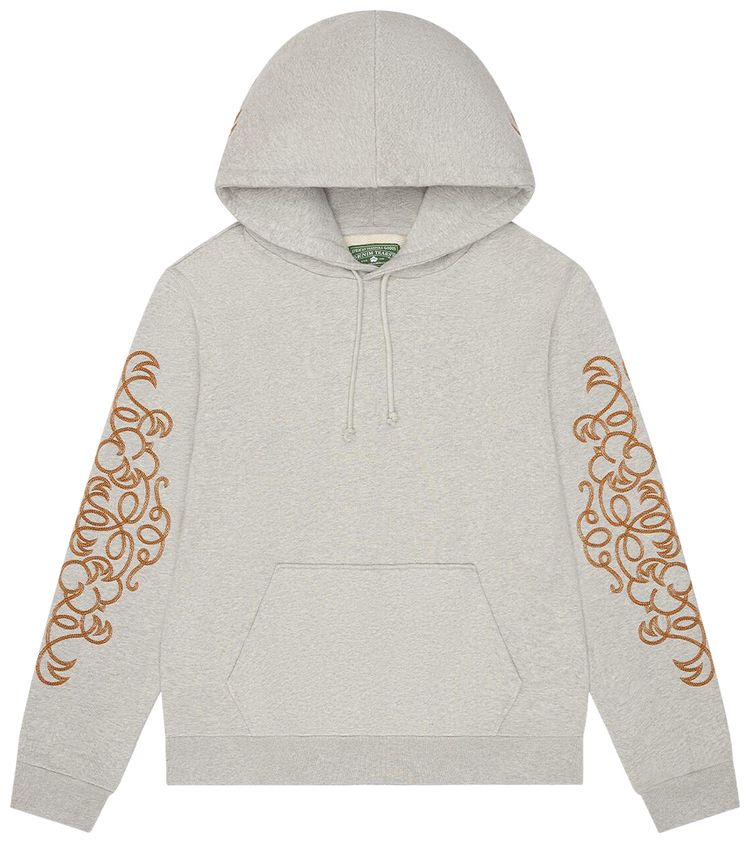 

Худи Denim Tears в стиле вестерн с вышивкой, серый