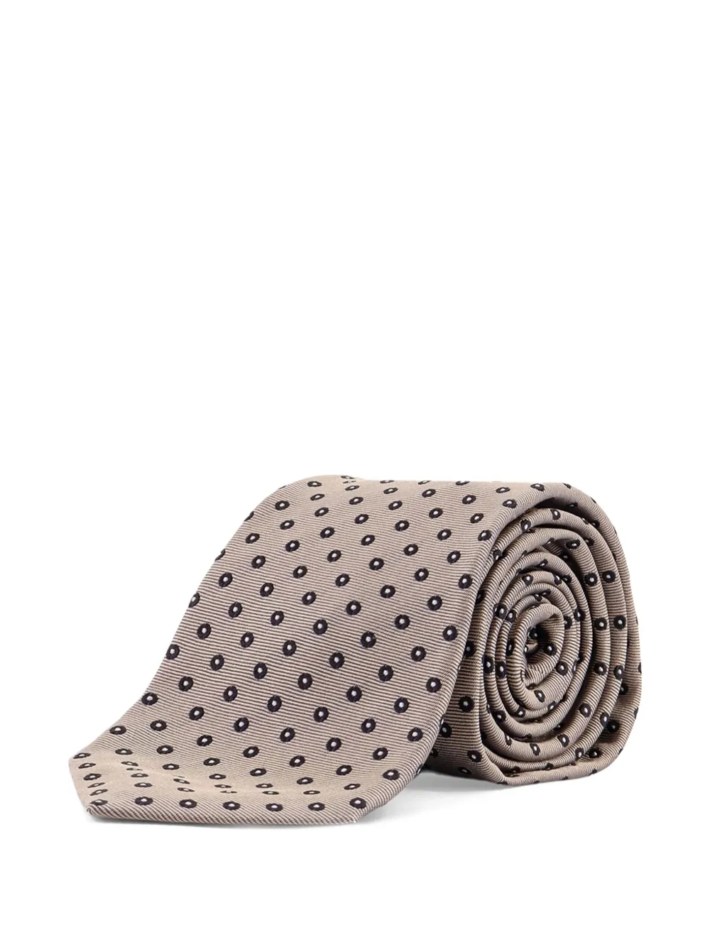 

Галстук в горошек Kiton, нейтральный