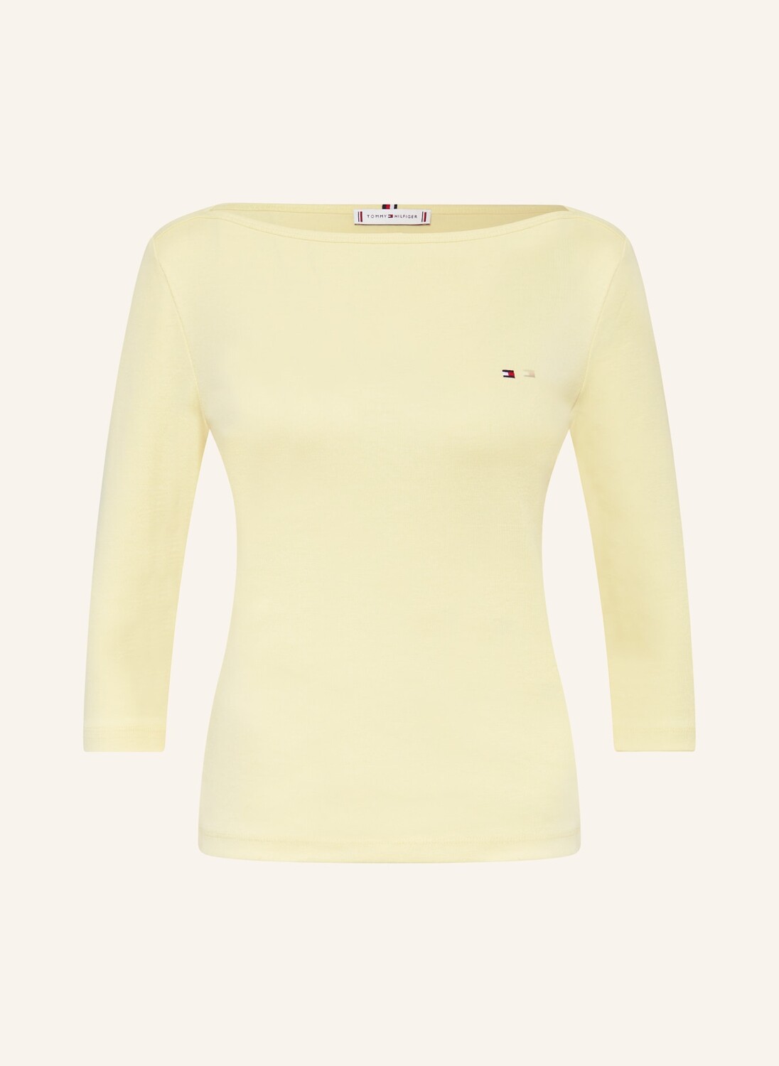 

Рубашка с рукавами 3/4 TOMMY HILFIGER, светло-желтый