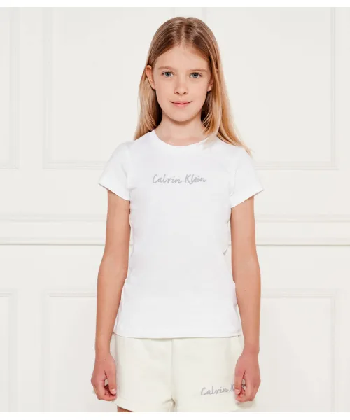 

Футболка Slim fit Calvin Klein Jeans, белый