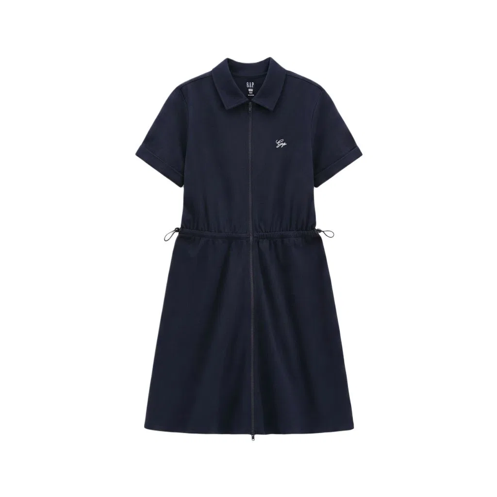 Платье с коротким рукавом Gap Marine Blue