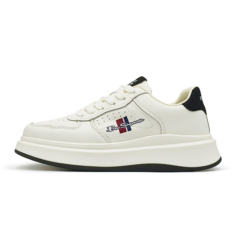 

BEN SHERMAN Водонепроницаемые и износостойкие мужские скейтерские кеды Low Top черные, цвет Black