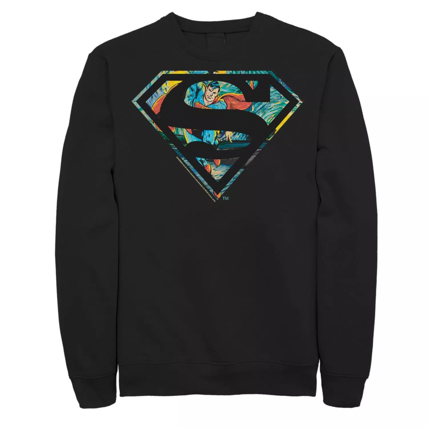 

Мужской свитшот с логотипом Superman Face DC Comics
