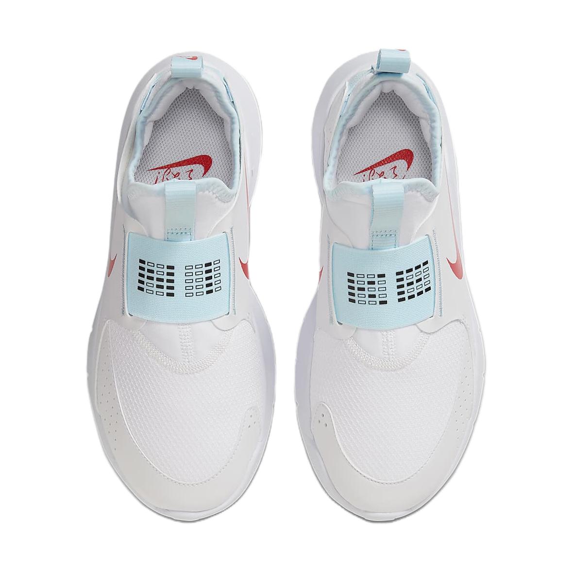 Кроссовки для бега низкие Flex Runner детские Nike, Белый/Белый/Ледниково-синий/Светло-красный — фото 4