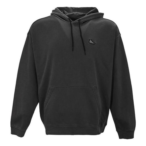 

Толстовка go to embroidered sneaker patch hoodie 'black' Converse, черный