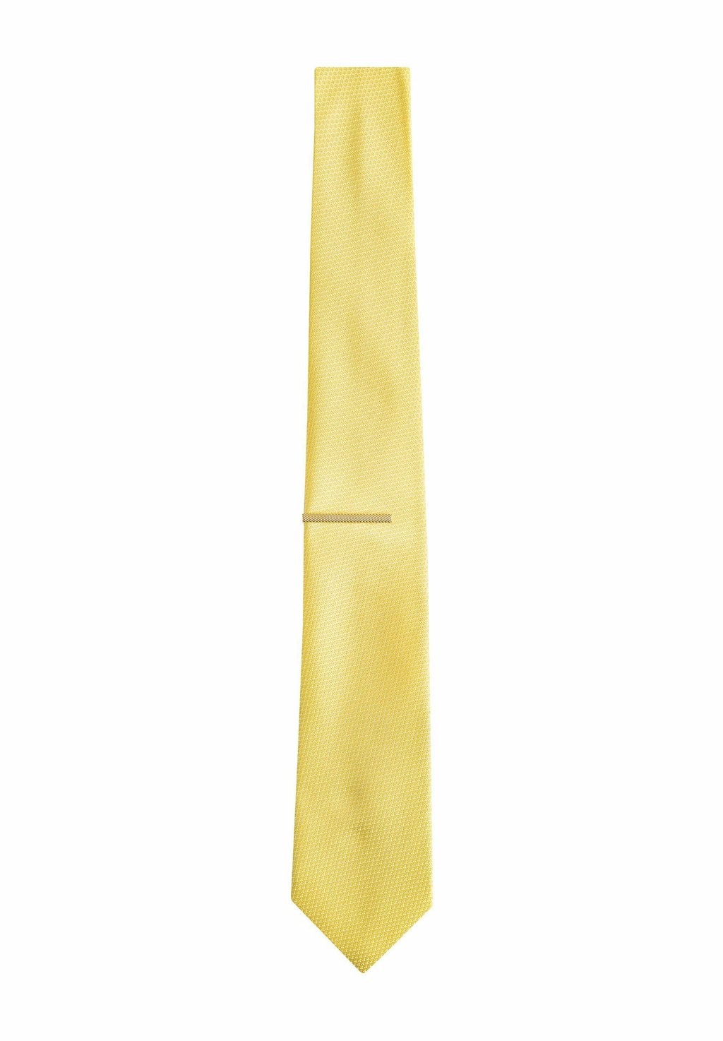 

Галстук WIDE TEXTURED WITH CLIP Next, желтый