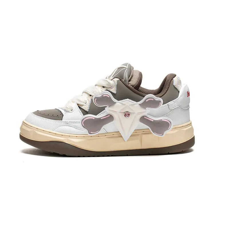 

Кроссовки Ruby Scott Skateboarding Shoes Unisex Low-top White/Mocha, цвет Mocha