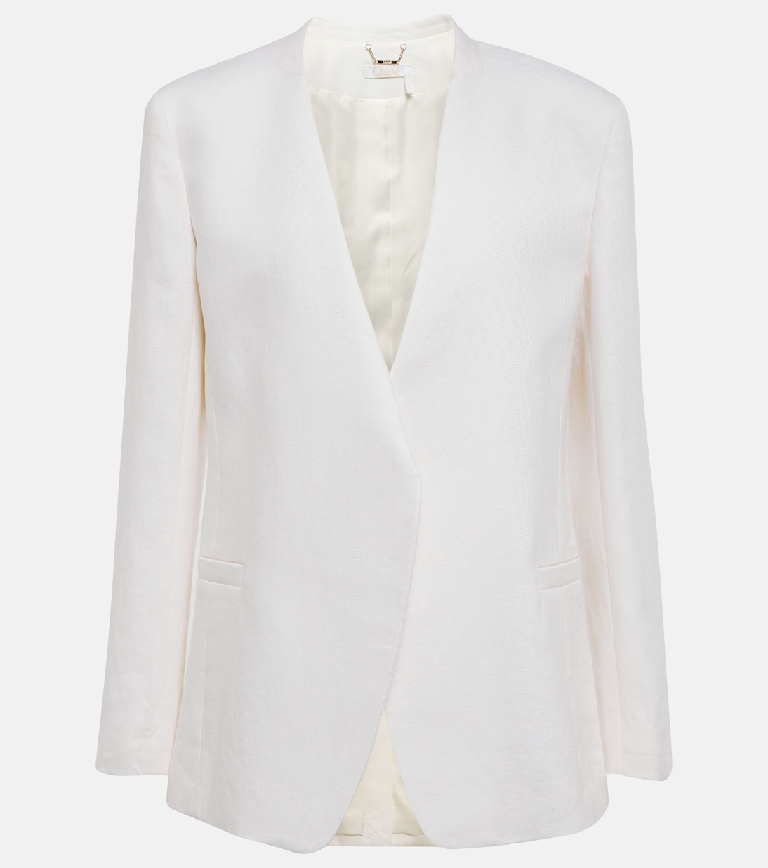 

Льняной блейзер Chloé, Iconic Milk
