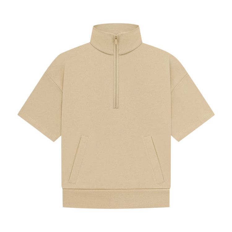 

Толстовка Fear of God Essentials Kids Half Zip French Terry Mockneck, Sand
