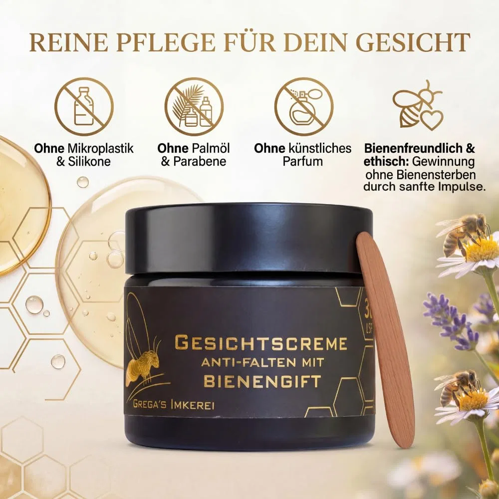 Крем для лица SPF30 ‎GREGA´S IMKEREI Антивозрастной с пчелиным ядом и от Gregas — фото 4