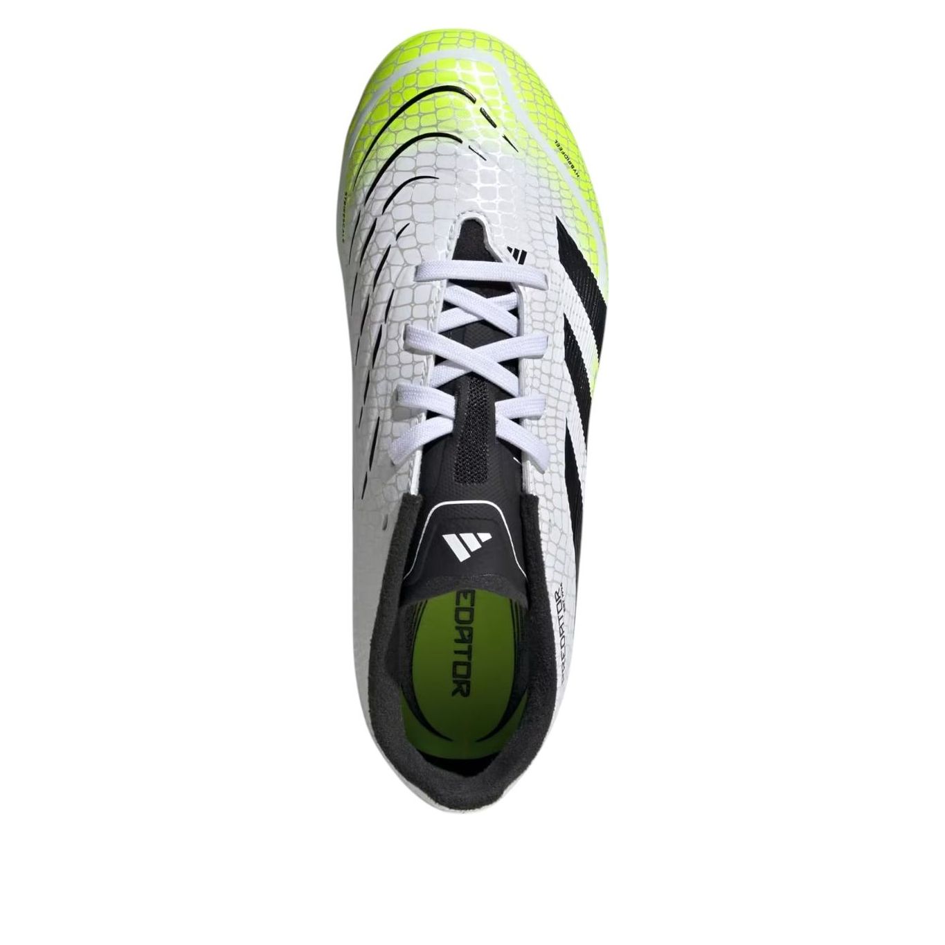 (GS) Adidas Predator League MG 'Cloud White Lucid Yellow' — фото 3