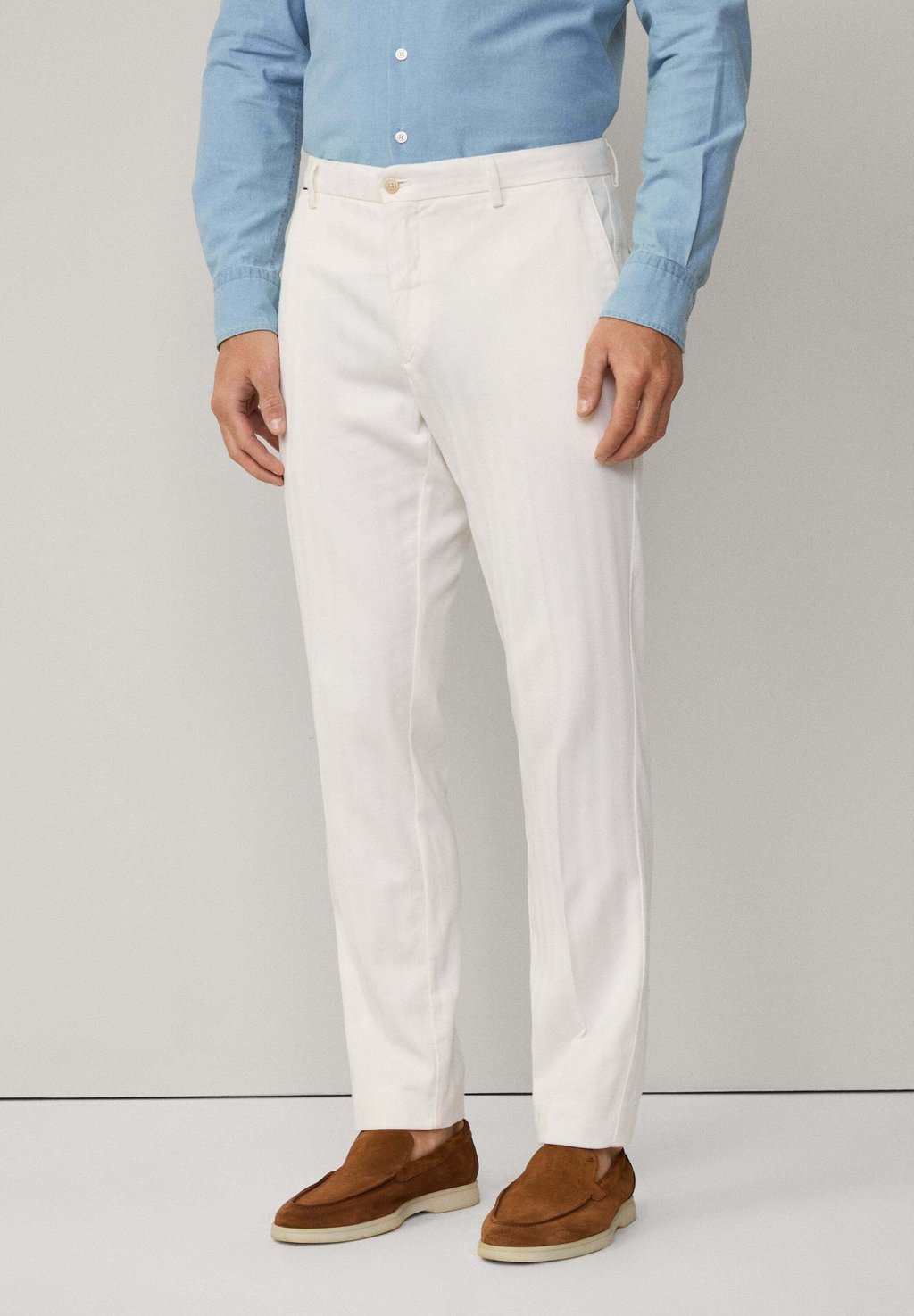 

Брюки Hackett London, кремовый
