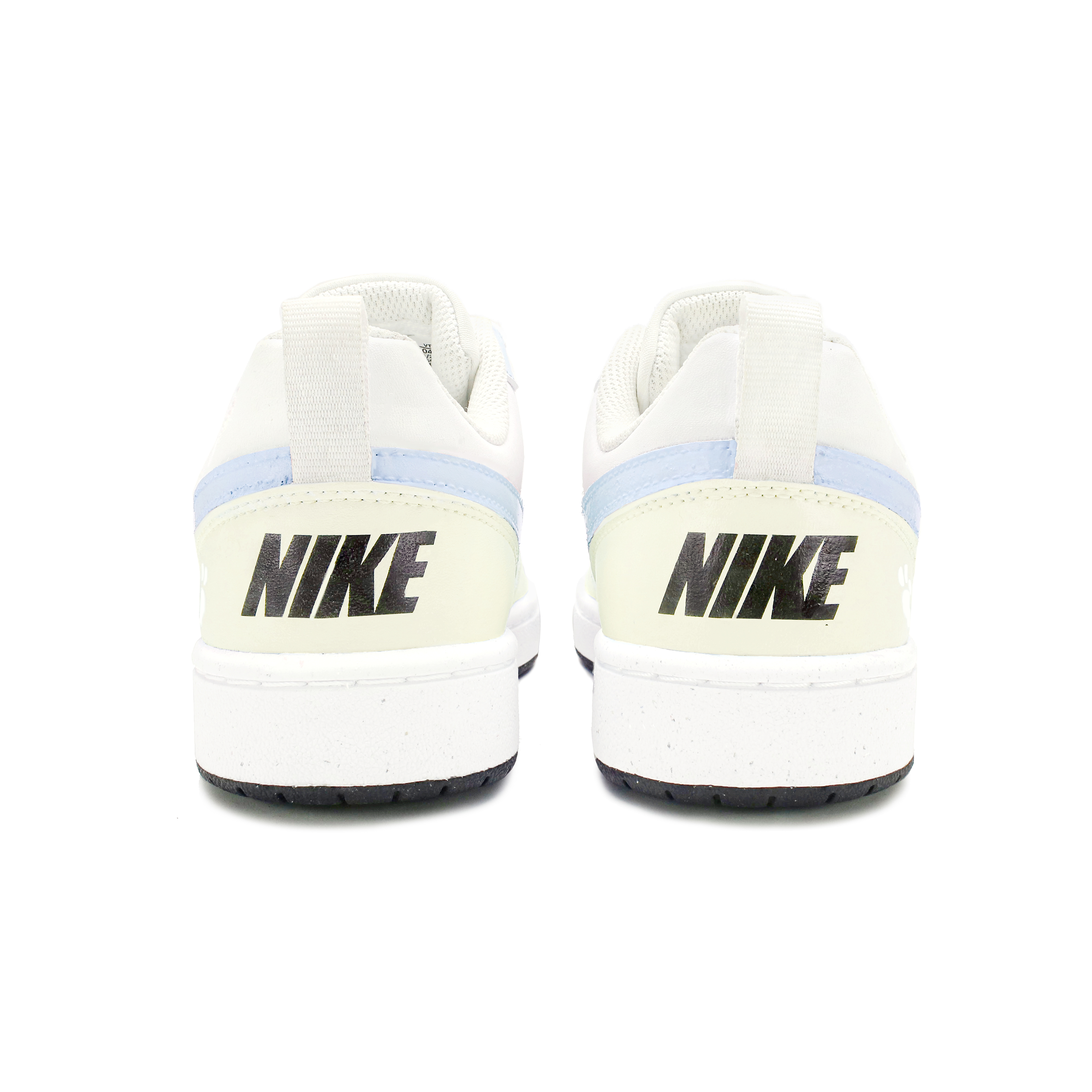 Nike Нескользящие и дышащие низкие детские кроссовки для скейтбординга Court Borough, желтые, белые, синие, подростковые — фото 4