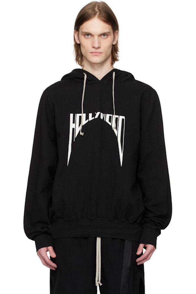 

Черный Голливуд Толстовка Оверсайз Rick Owens DRKSHDW