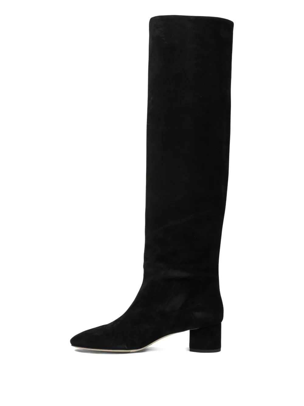 Замшевые ботинки Willa 55 мм на блочном каблуке Aeyde, черный — фото 3