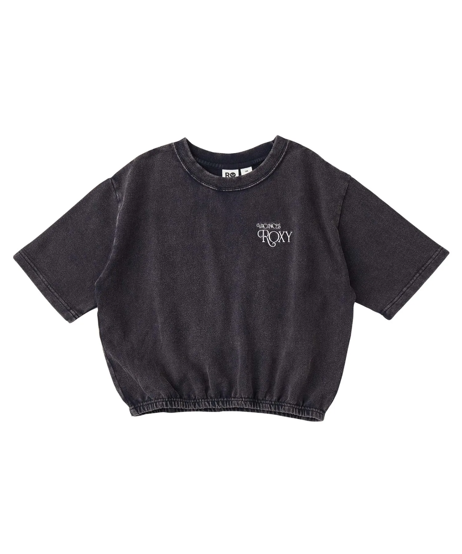 Детская футболка с принтом на спине Roxy MINI VACANCES TEE розовая — фото 2