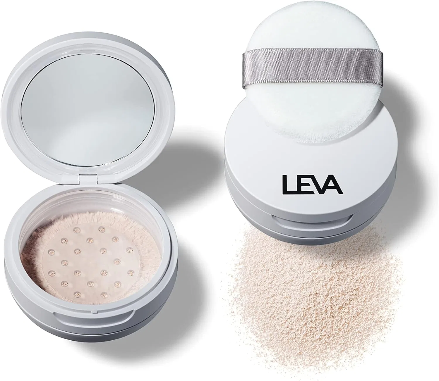 Пудра для лица LEVA с SPF 50+ PA++++, прозрачная, 1 г
