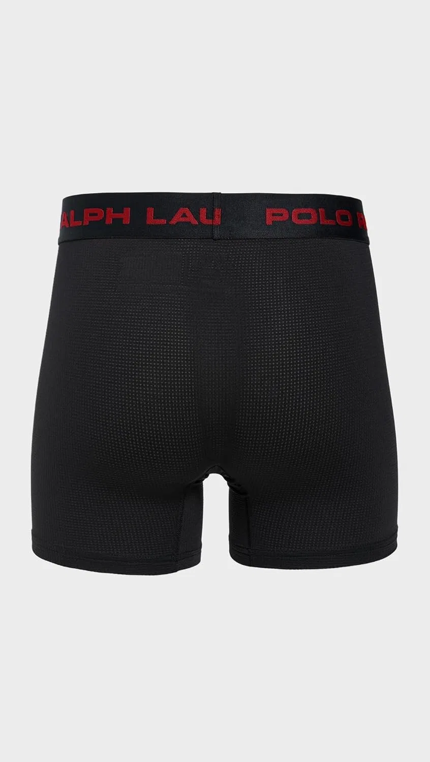 Боксеры 3-pack, POLO RALPH LAUREN, черный — фото 3