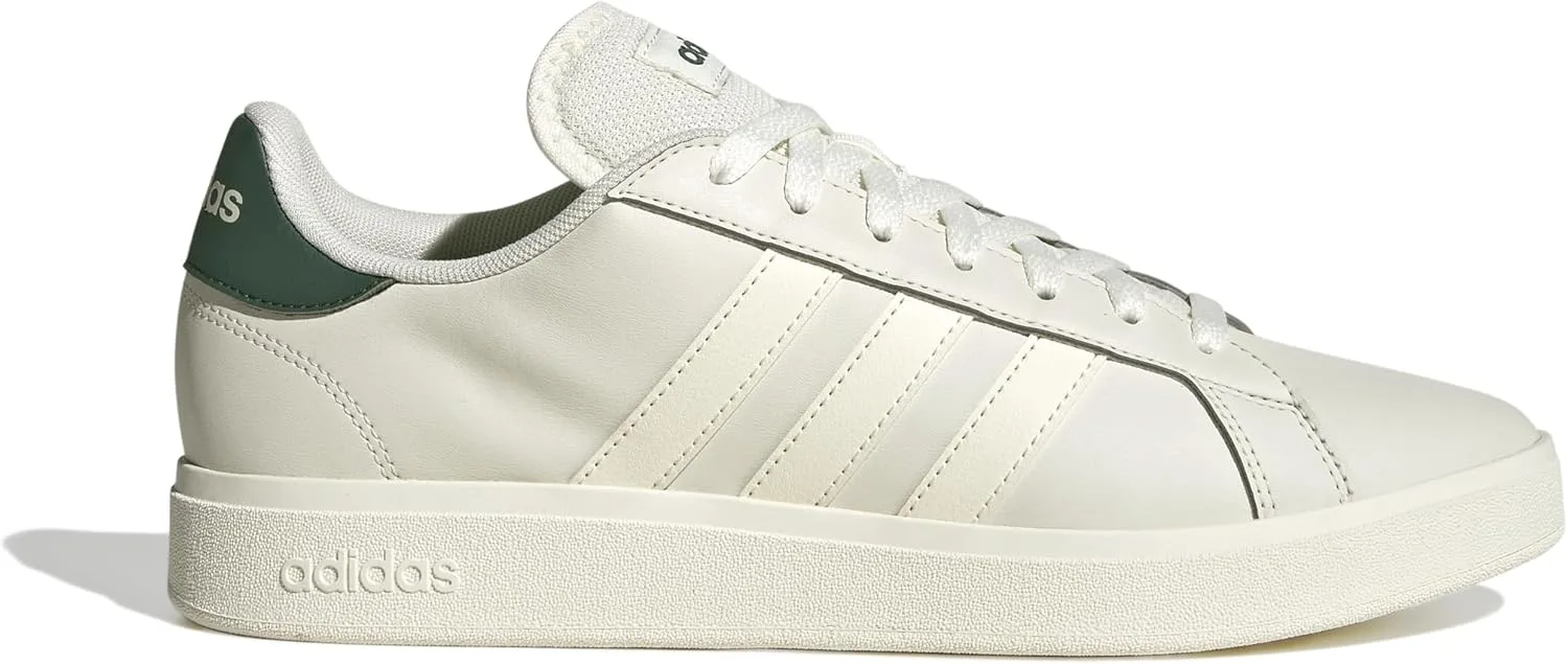 Мужские кроссовки Adidas Grand Court Base 2.0, серый/бежевый — фото 2