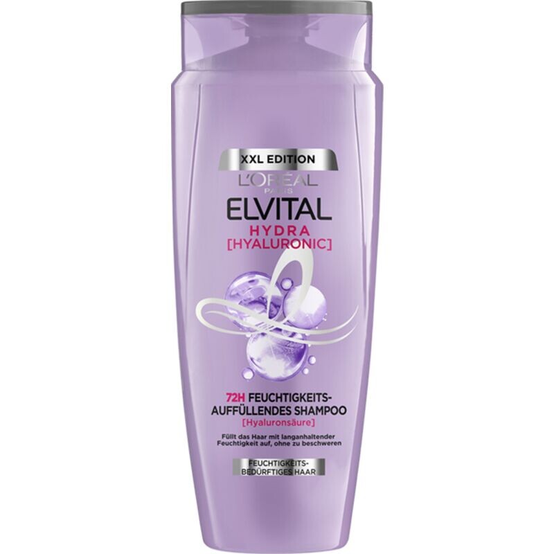 

Гиалуроновый увлажняющий шампунь Hydra L’Oréal Paris, 700 ml