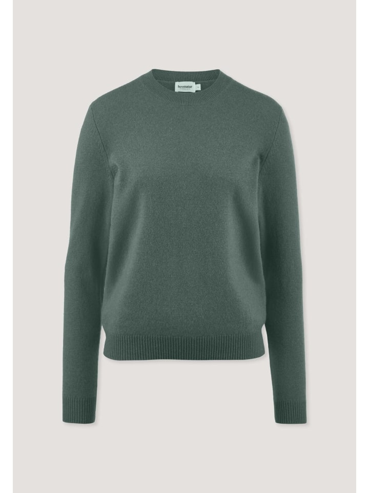 

Свитер обычной вязки елово-зеленого цвета Hessnatur