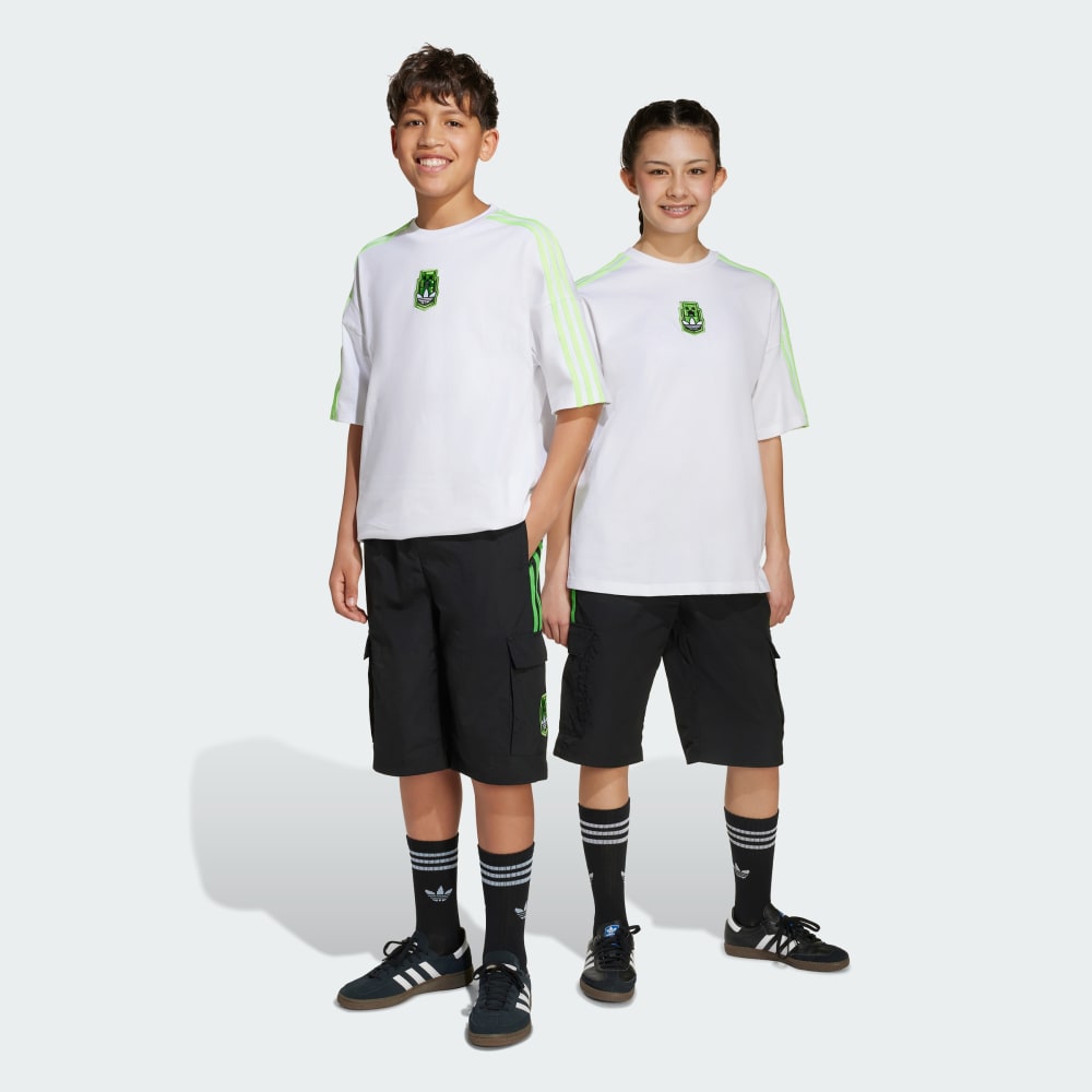 

Шорты Adidas Originals X Minecraft Cargo Shorts Kids, черный