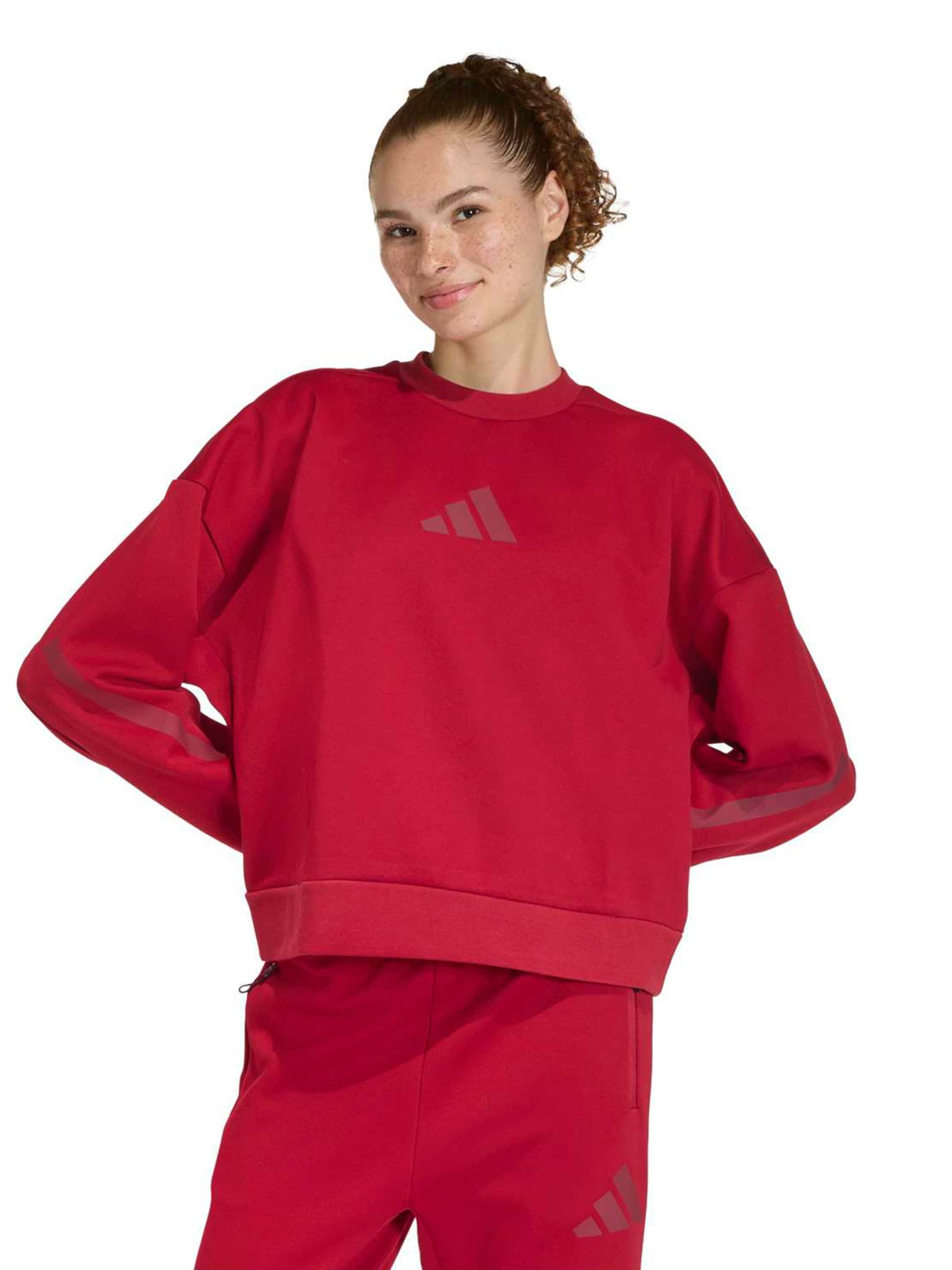 Adidas Sportswear Спортивный свитшот в цвете Blood Red — фото 2