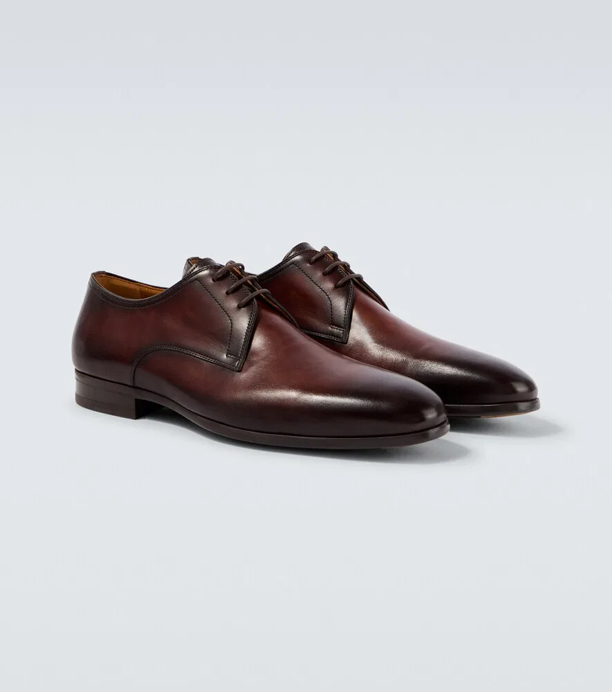 Кожаные туфли-дерби Magnanni, коричневый