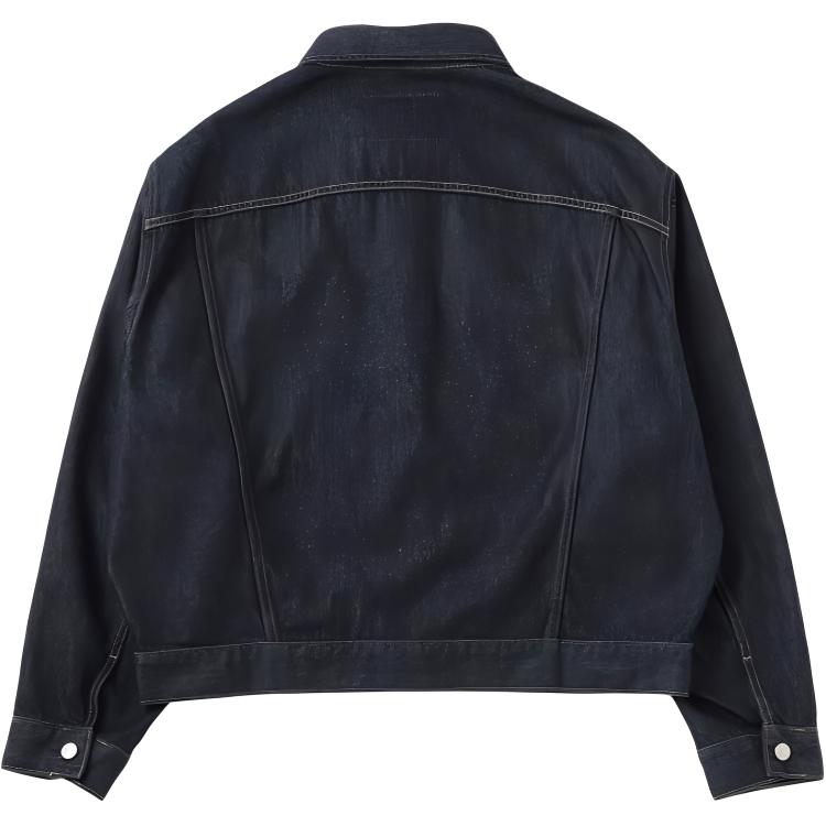 Calvin Klein Джинсовая куртка мужская, 1BJ-Denim Dark Blue — фото 4